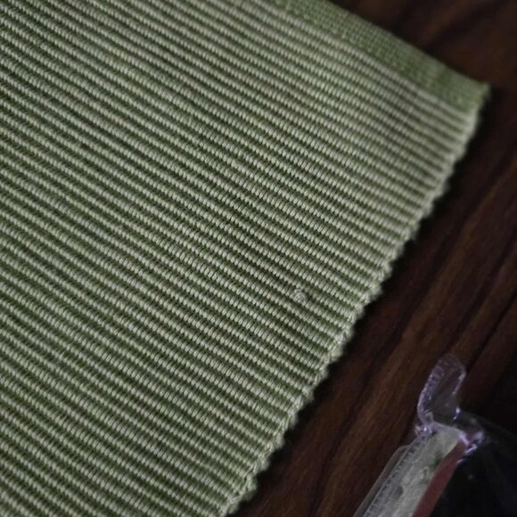 Green Tillary Microfiber Oblong Tablecloth & 2 Room Essentials Placemats - Picture 5 of 12